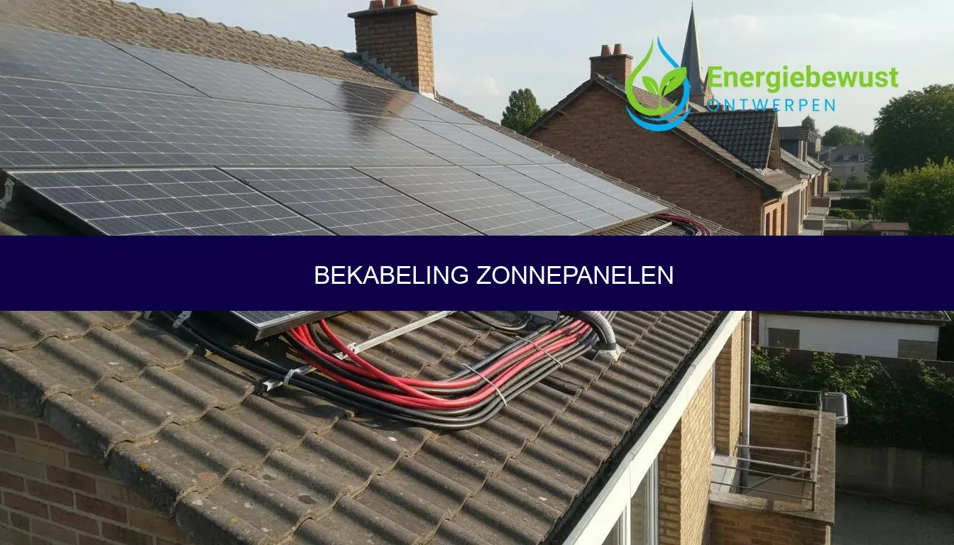 Bekabeling zonnepanelen