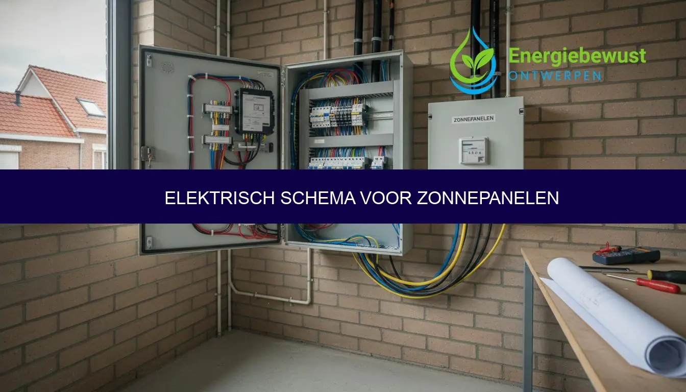 Elektrisch Schema voor Zonnepanelen