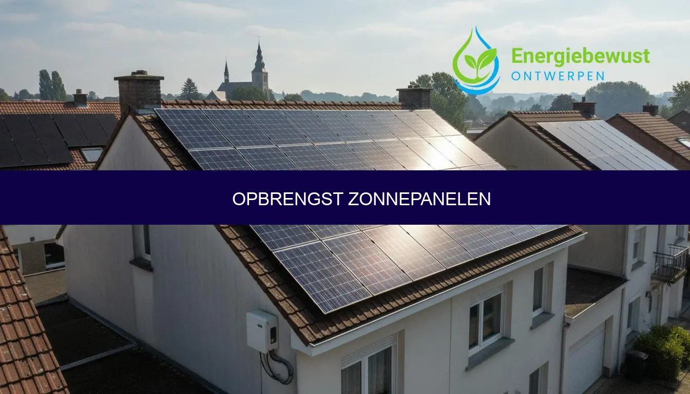 Opbrengst zonnepanelen