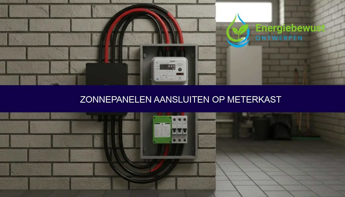 Zonnepanelen aansluiten op meterkast