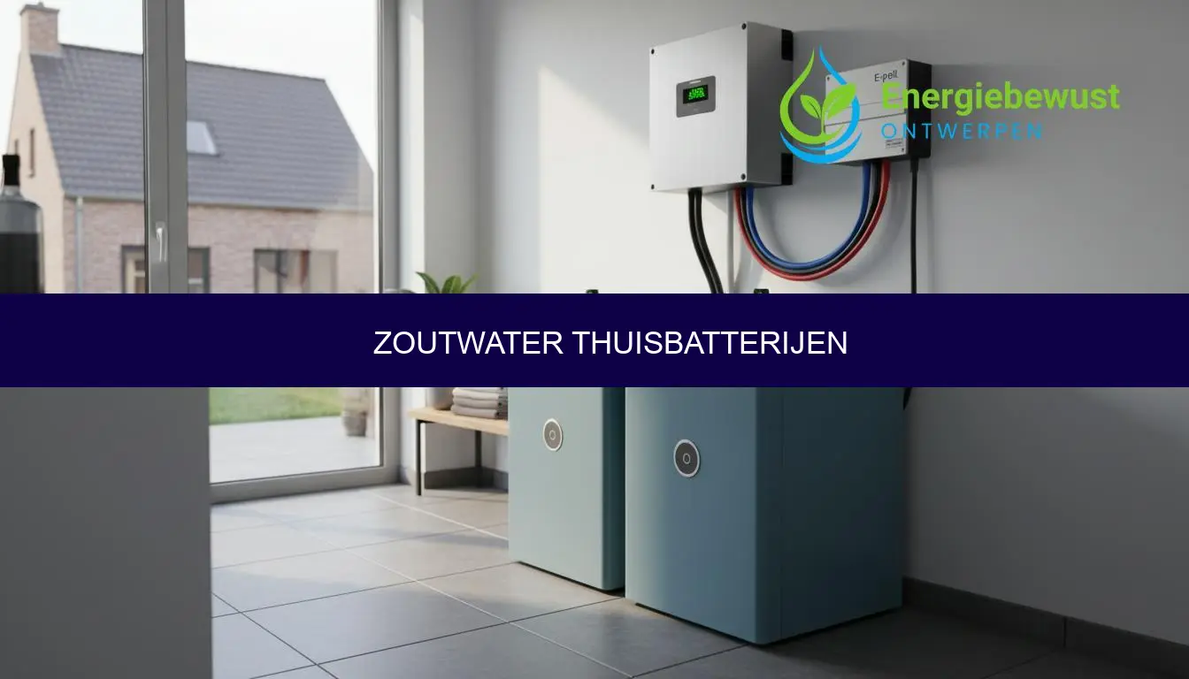zoutwater thuisbatterijen