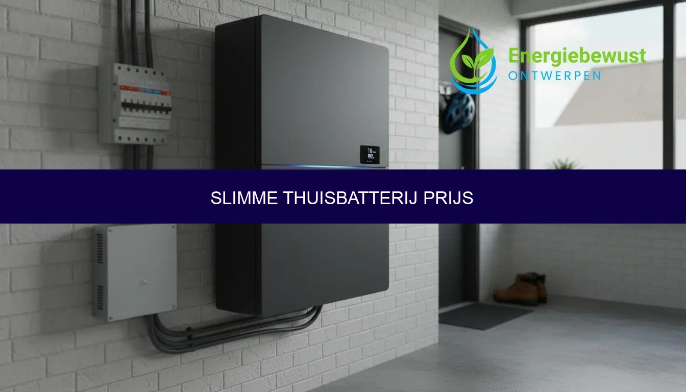 slimme thuisbatterij prijs